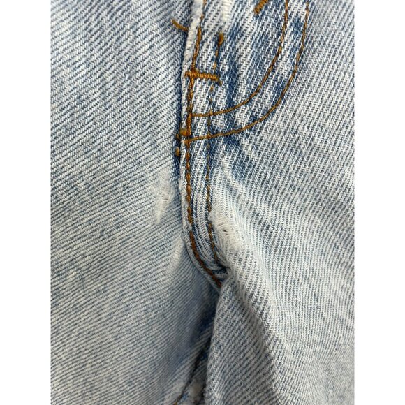 Vintage 1995 Levi’s 550 Relaxed Fit Tapered Leg Jeans Light Wash W32 L36 - Picture 5 of 12